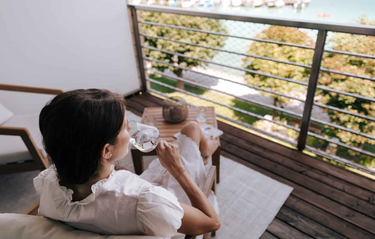 Zimmer mit Seeblick - so kann man das Leben genießen