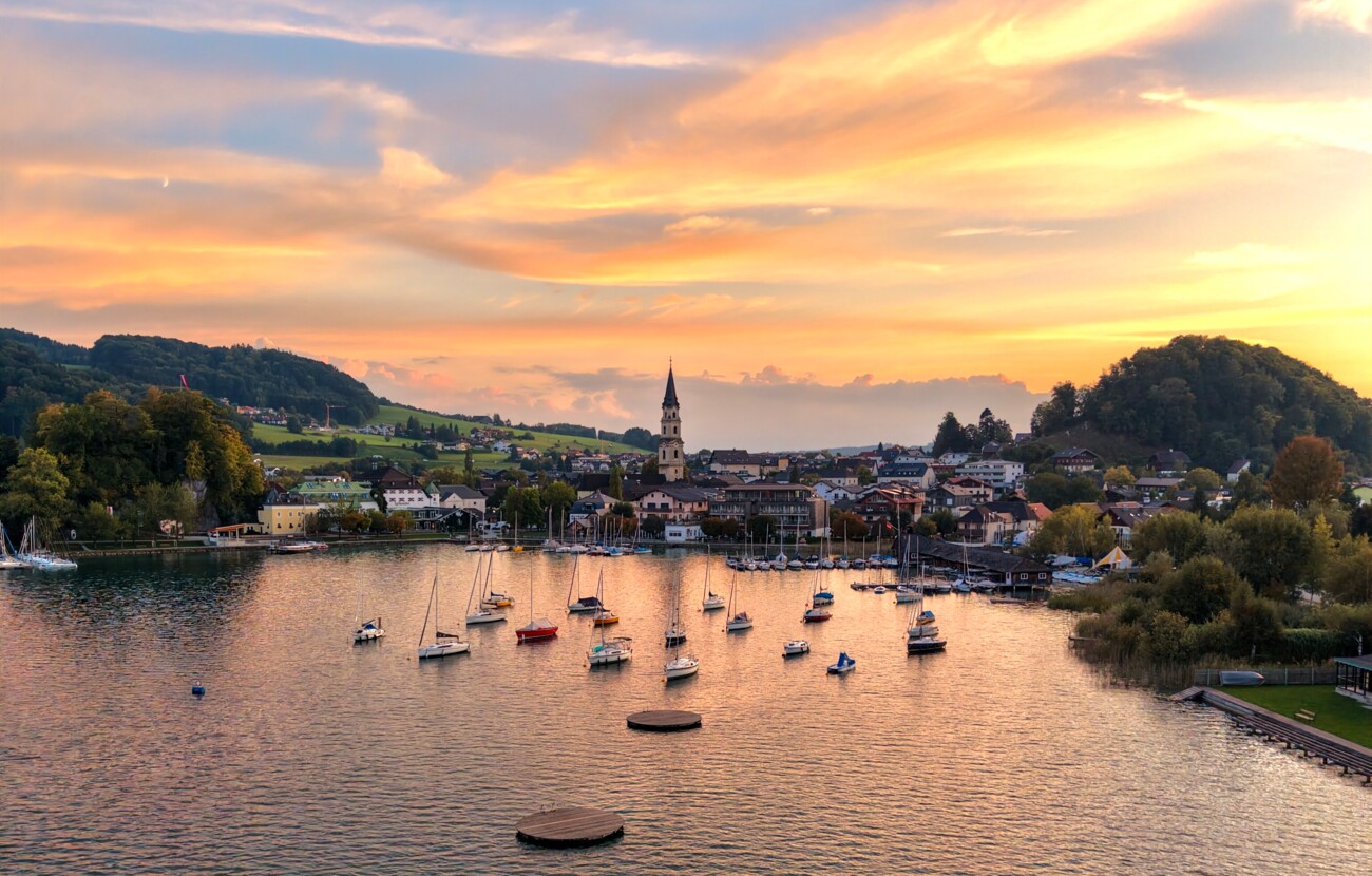 Außenansicht des Hotels Seewirt Mattsee
