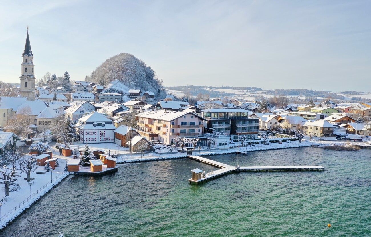 Außenansicht vom Hotel Seewirt Mattsee