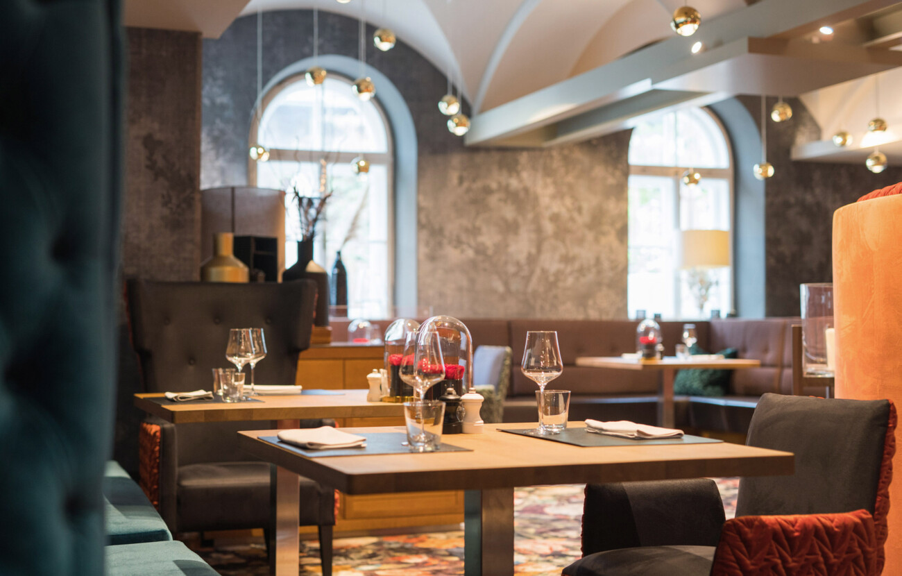Das moderne Restaurant im Hotel Seewirt Mattsee