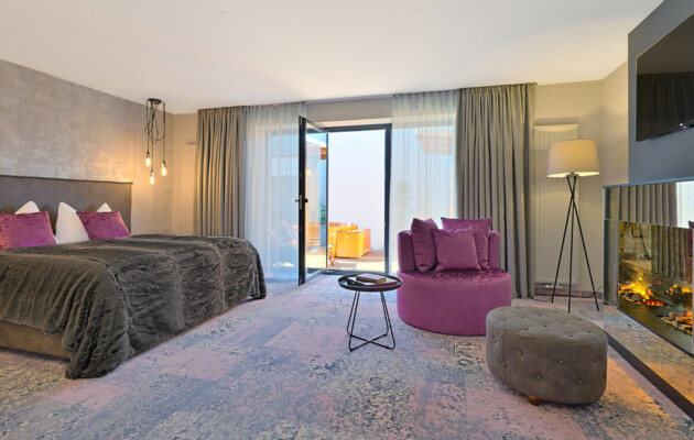 Eines der modernen Zimmer im Hotel Seewirt Mattsee