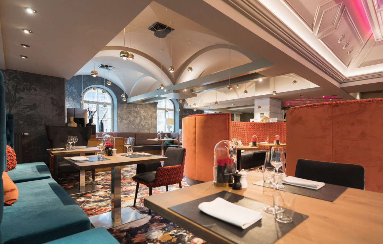 Das moderne Restaurant im Seewirt Mattsee