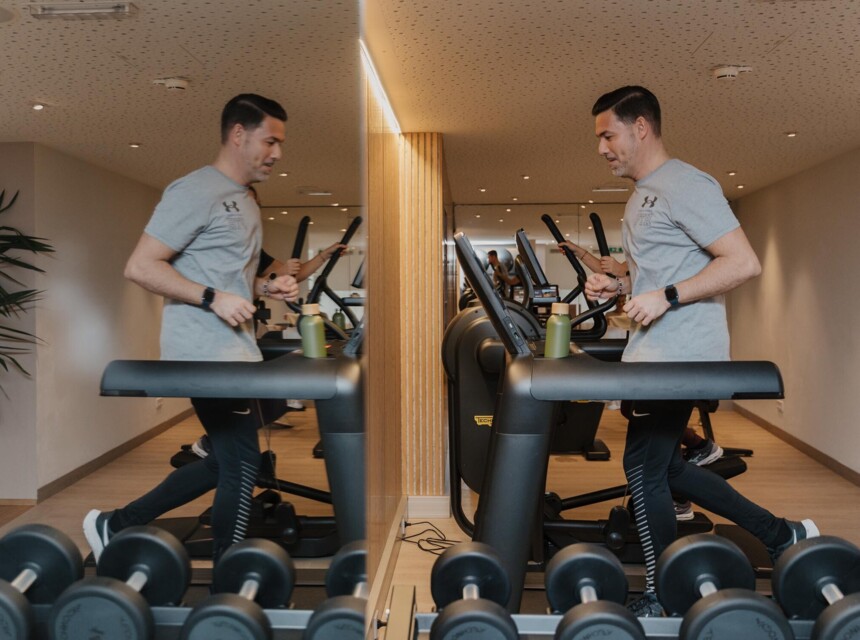 Workout im neuen Fitnessraum