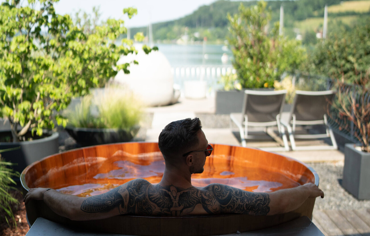 Die private SPA-Terrasse einer Suite