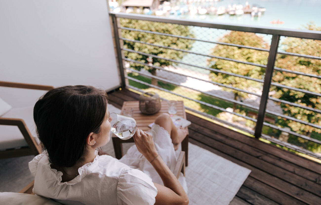 Zimmer mit Seeblick - so kann man das Leben genießen