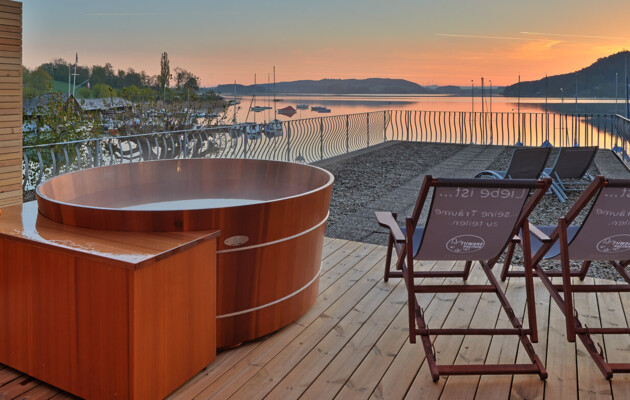 Ausblick von der privaten SPA-Terrasse