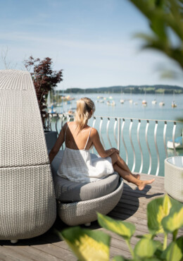 Ausblick von der privaten SPA-Terrasse