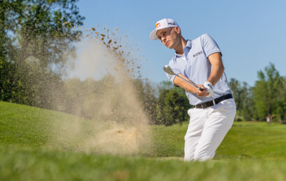 Profi-Golfer Matthias Schwab im Golfclub Altentann im Salzburger Land (c) Salzburger Land