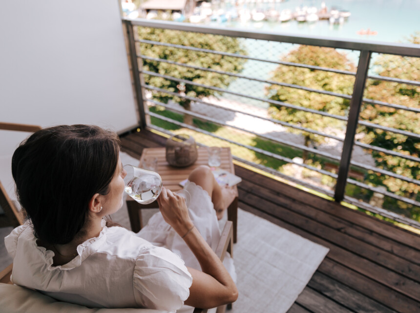 Zimmer mit Seeblick - so kann man das Leben genießen